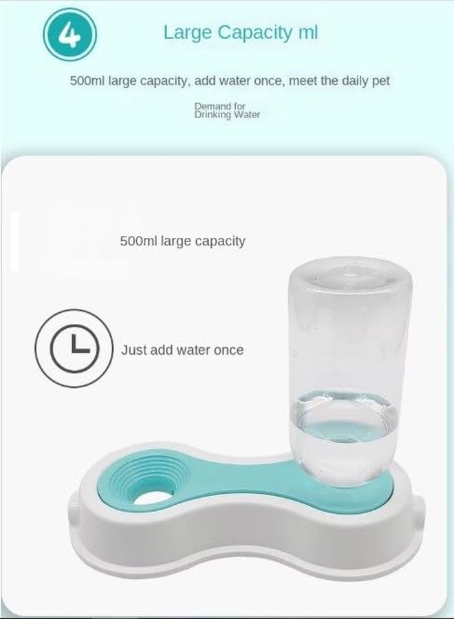 Envop Automatic Pet Water Feeder 500ml Hanging Water Feeding Bottle Detachable Design Dispenser Leak Proof No Mess Drinking Fountain for Birds Rabbits Cat Dog Small Pets. - Image 3